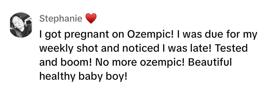 pregnant on ozempic - stephanie