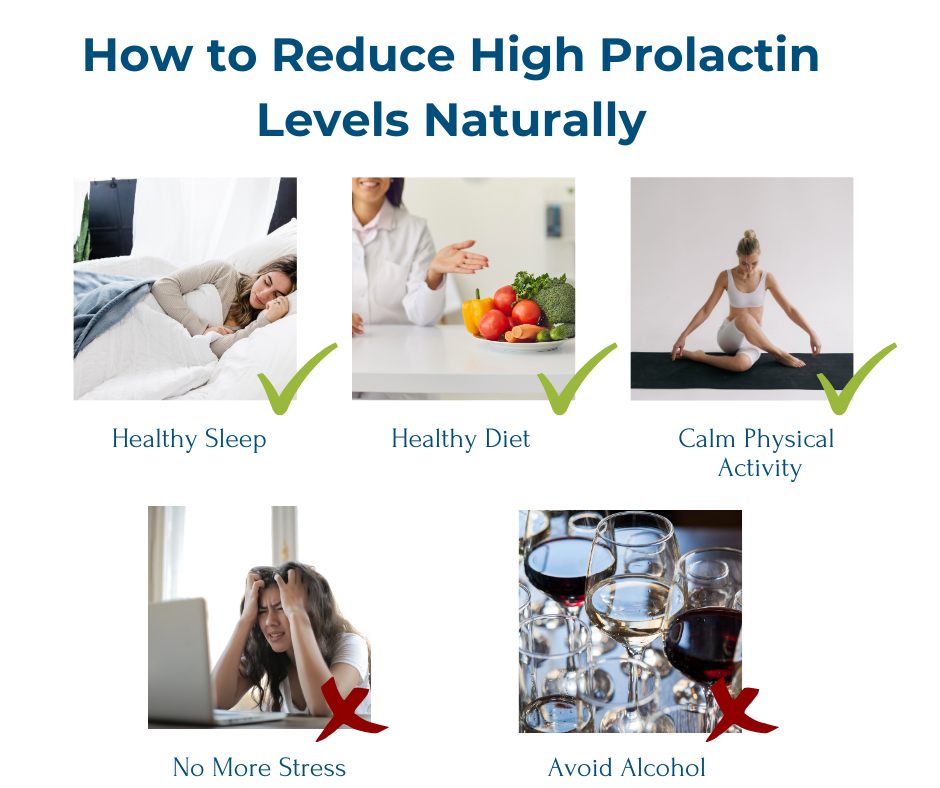 natural ways to lower prolactin